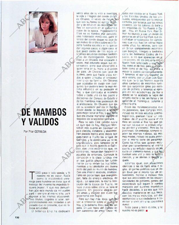 BLANCO Y NEGRO MADRID 15-09-1991 página 130