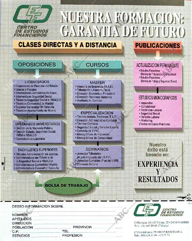 BLANCO Y NEGRO MADRID 15-09-1991 página 132