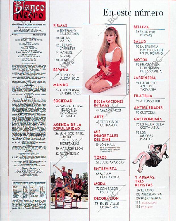 BLANCO Y NEGRO MADRID 15-09-1991 página 3