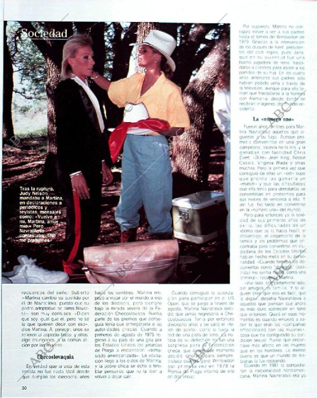 BLANCO Y NEGRO MADRID 15-09-1991 página 30