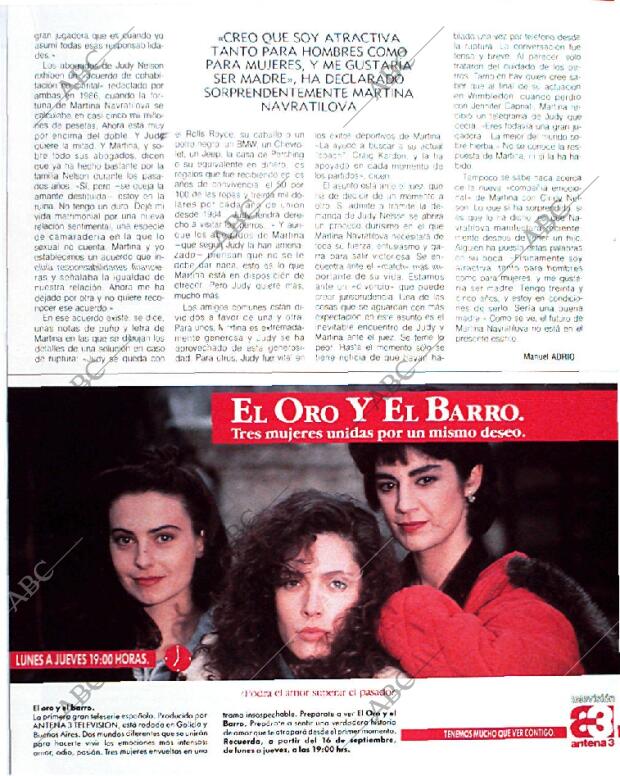 BLANCO Y NEGRO MADRID 15-09-1991 página 33