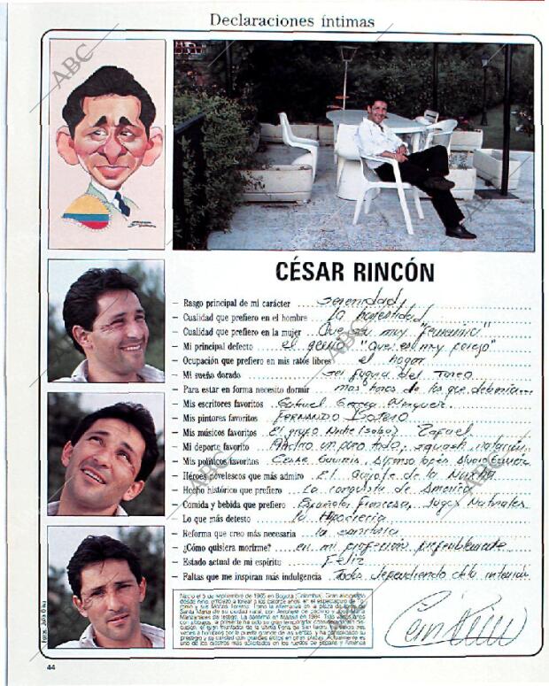 BLANCO Y NEGRO MADRID 15-09-1991 página 44