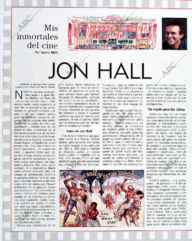 BLANCO Y NEGRO MADRID 15-09-1991 página 54