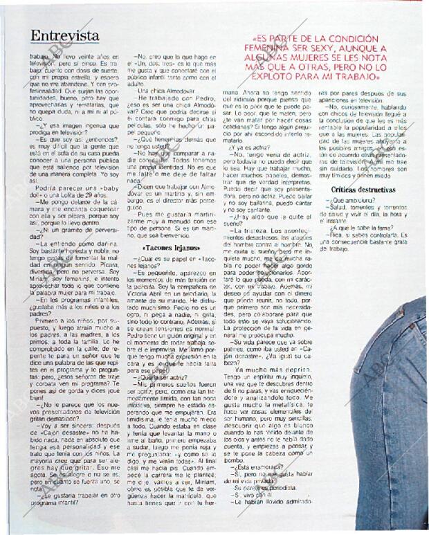 BLANCO Y NEGRO MADRID 15-09-1991 página 70