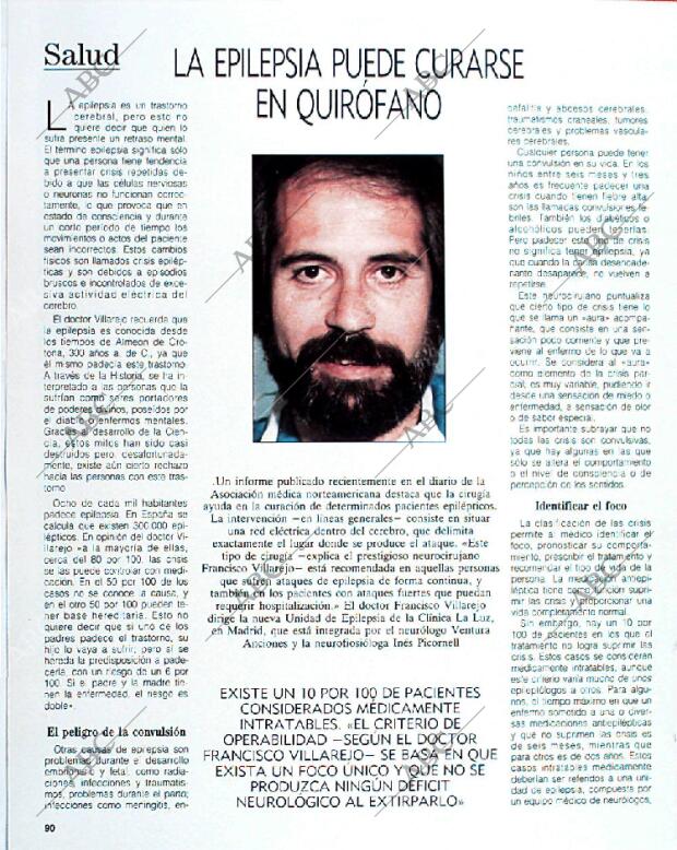 BLANCO Y NEGRO MADRID 15-09-1991 página 90