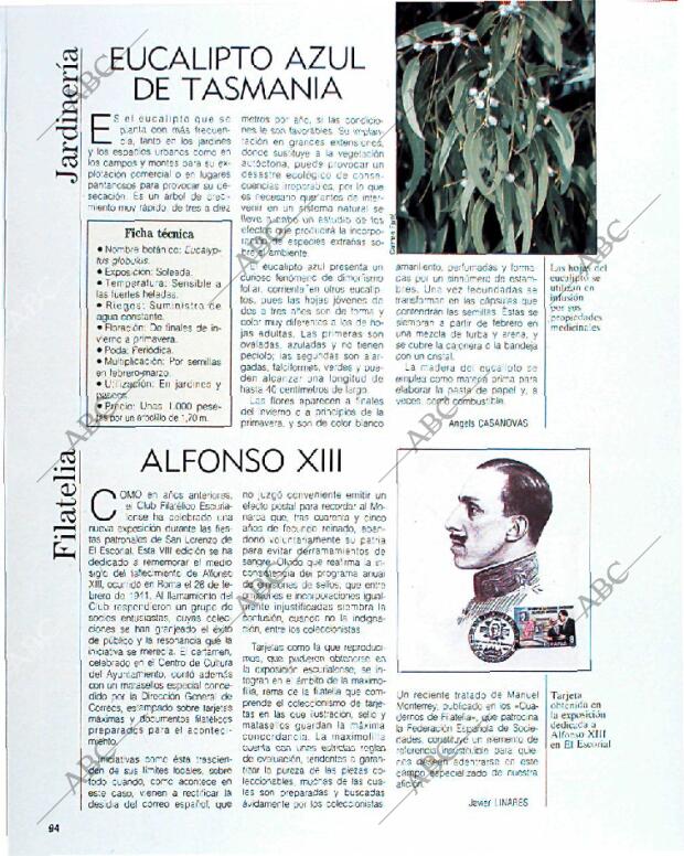 BLANCO Y NEGRO MADRID 15-09-1991 página 94