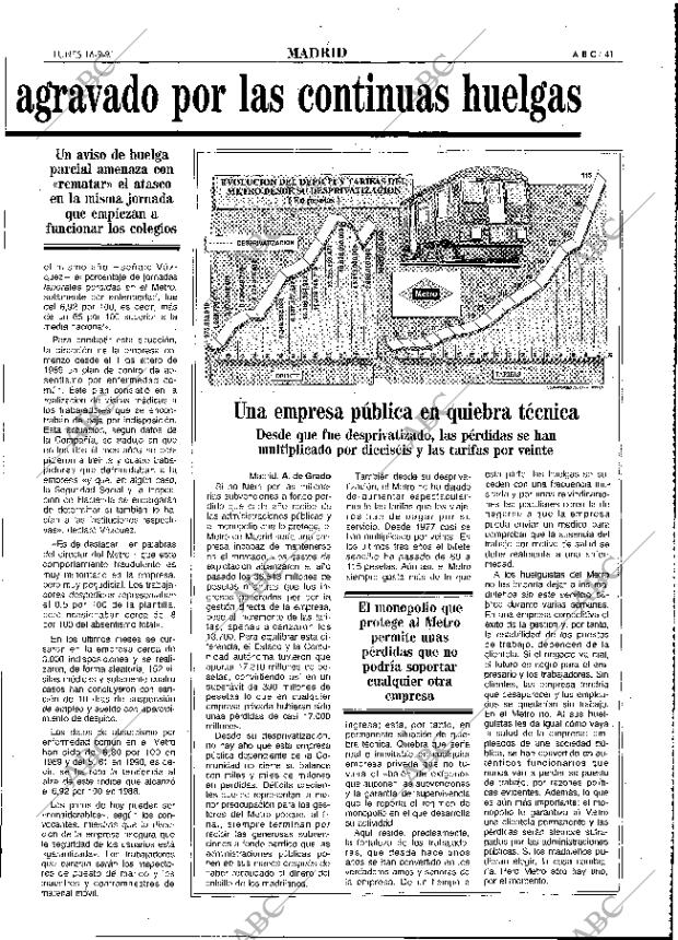 ABC MADRID 16-09-1991 página 41
