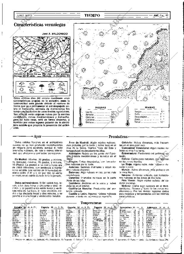 ABC MADRID 16-09-1991 página 43