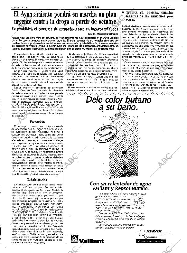 ABC SEVILLA 16-09-1991 página 49