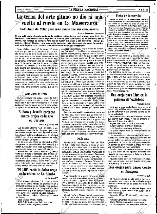 ABC SEVILLA 16-09-1991 página 85