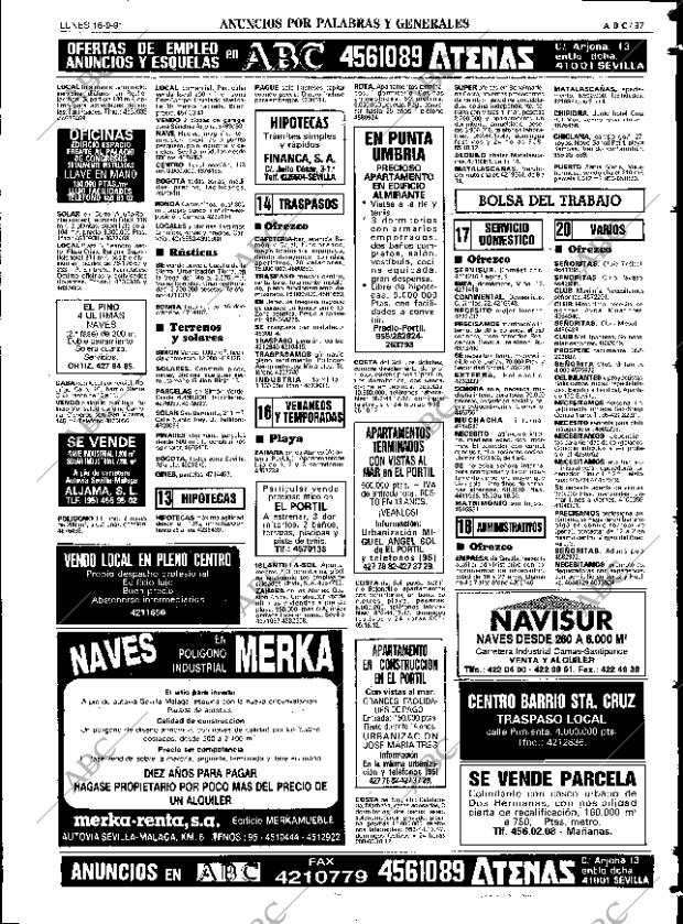 ABC SEVILLA 16-09-1991 página 97