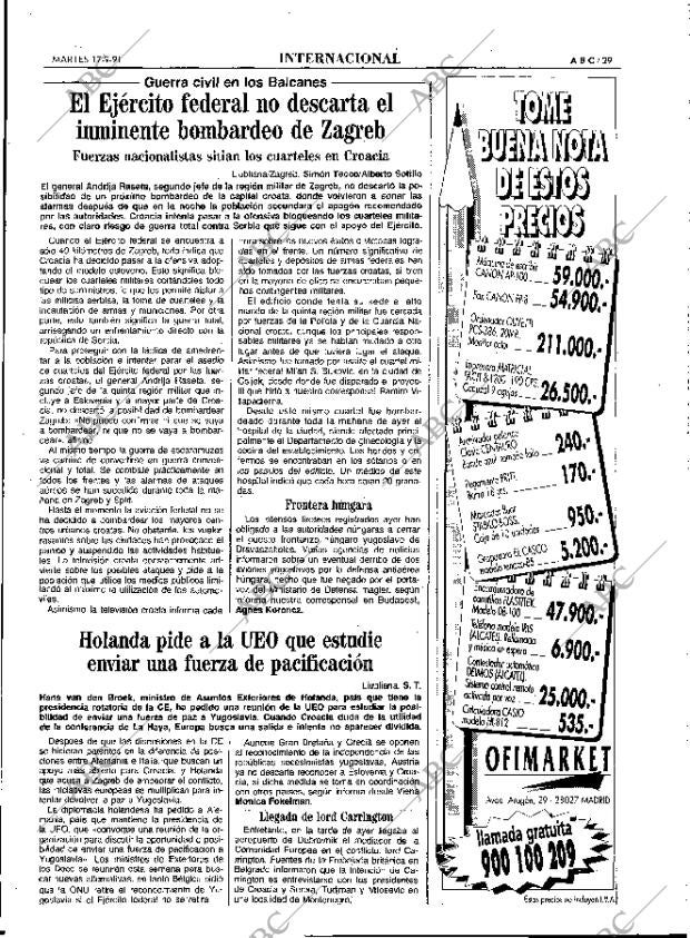 ABC MADRID 17-09-1991 página 29