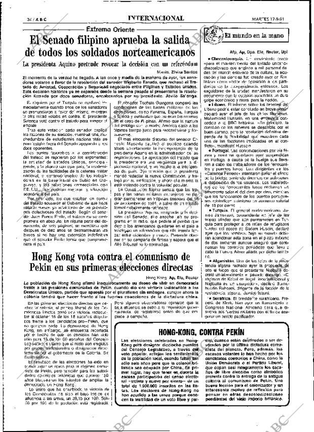 ABC MADRID 17-09-1991 página 34