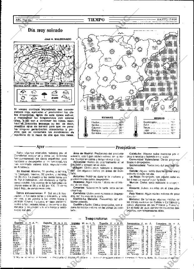 ABC MADRID 17-09-1991 página 42