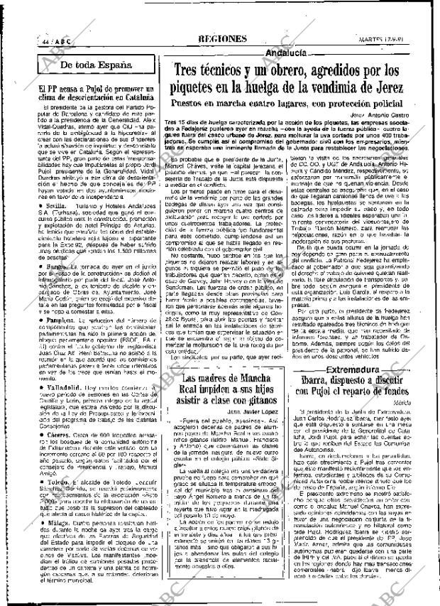 ABC MADRID 17-09-1991 página 44