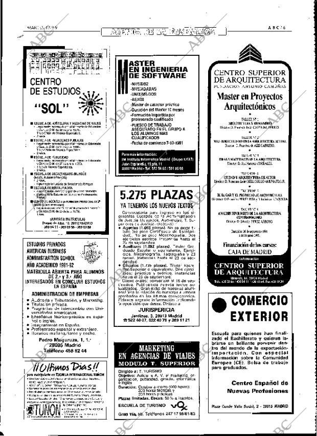 ABC MADRID 17-09-1991 página 61