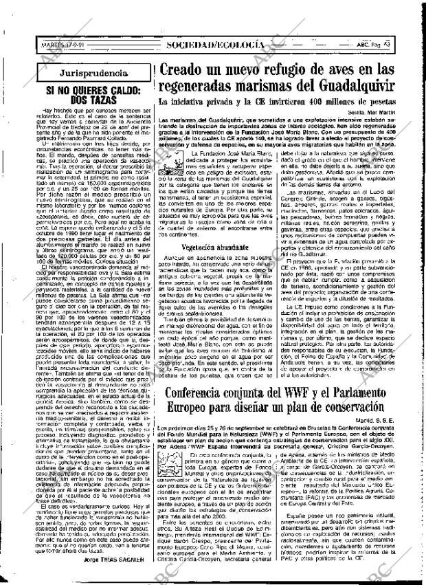 ABC MADRID 17-09-1991 página 63