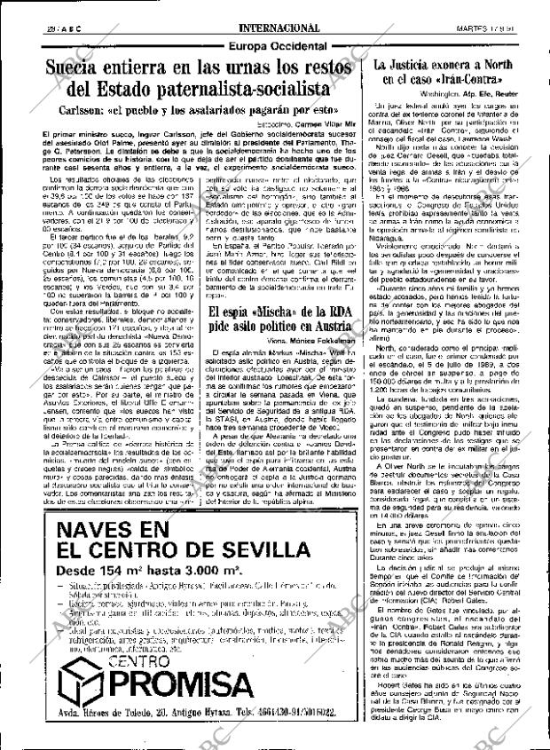 ABC SEVILLA 17-09-1991 página 28