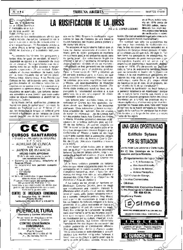 ABC SEVILLA 17-09-1991 página 36