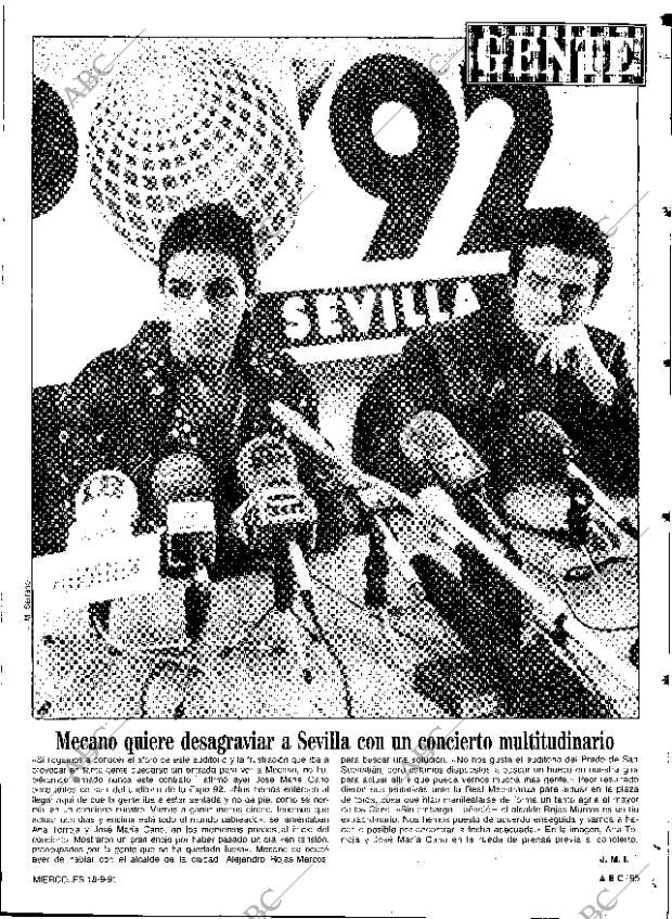 ABC SEVILLA 18-09-1991 página 95