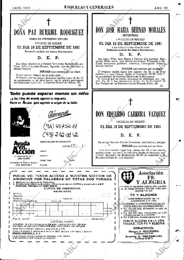 ABC MADRID 19-09-1991 página 105