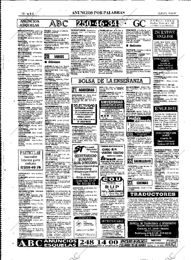 ABC MADRID 19-09-1991 página 120