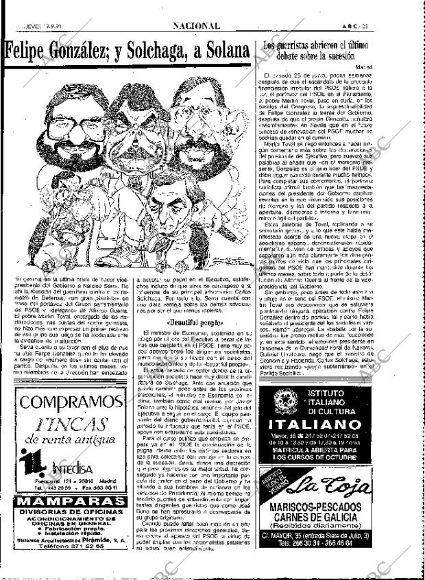 ABC MADRID 19-09-1991 página 23