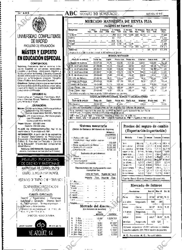 ABC MADRID 19-09-1991 página 64