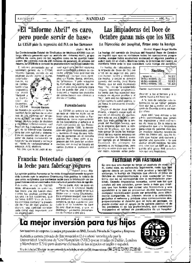 ABC MADRID 19-09-1991 página 71