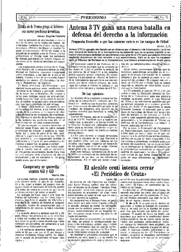 ABC MADRID 19-09-1991 página 79