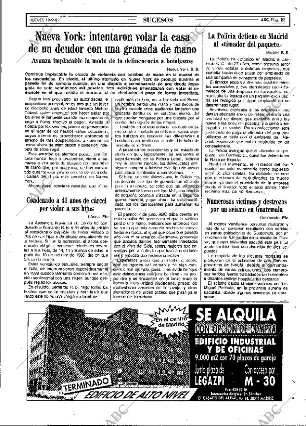 ABC MADRID 19-09-1991 página 83