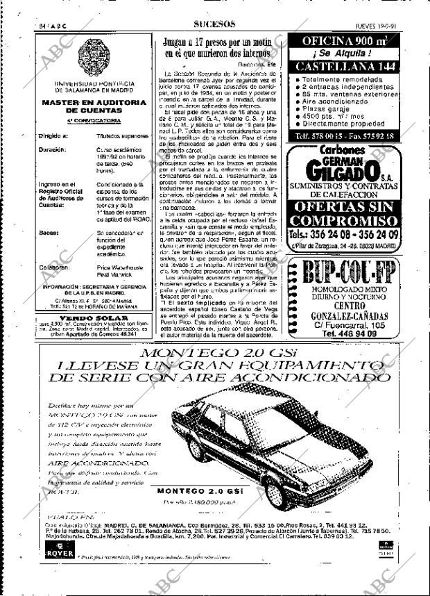 ABC MADRID 19-09-1991 página 84