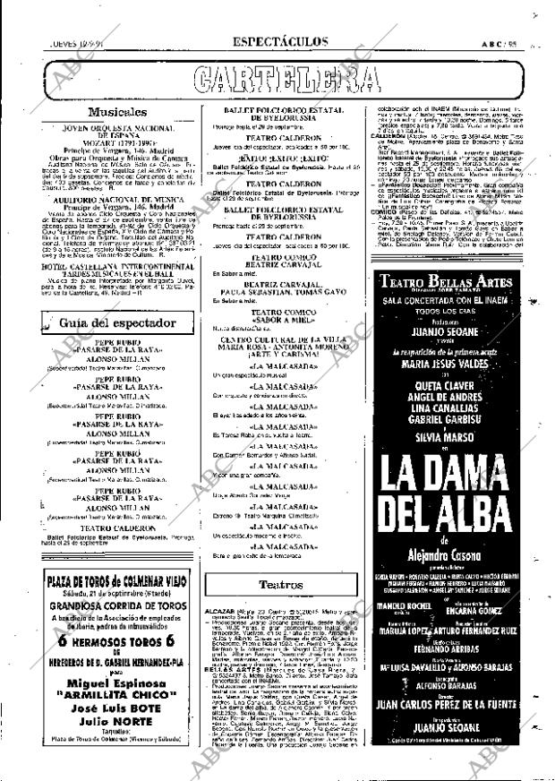 ABC MADRID 19-09-1991 página 95