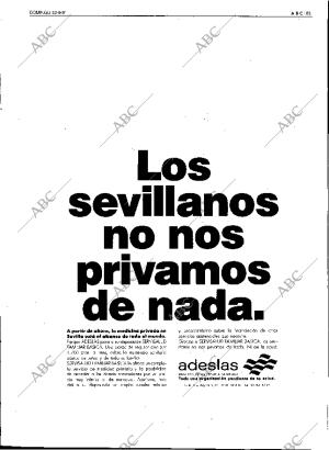 ABC SEVILLA 22-09-1991 página 63