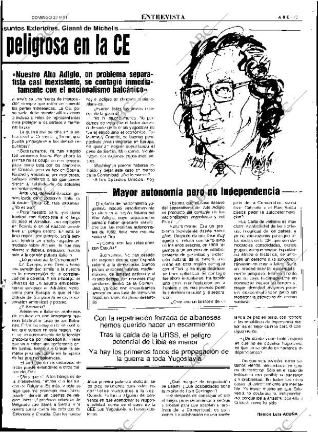 ABC SEVILLA 22-09-1991 página 73