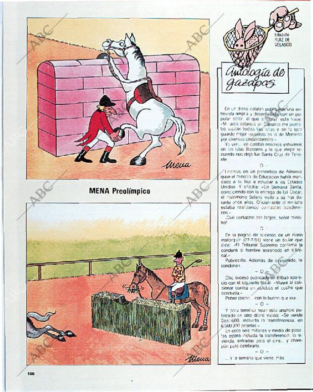 BLANCO Y NEGRO MADRID 22-09-1991 página 100