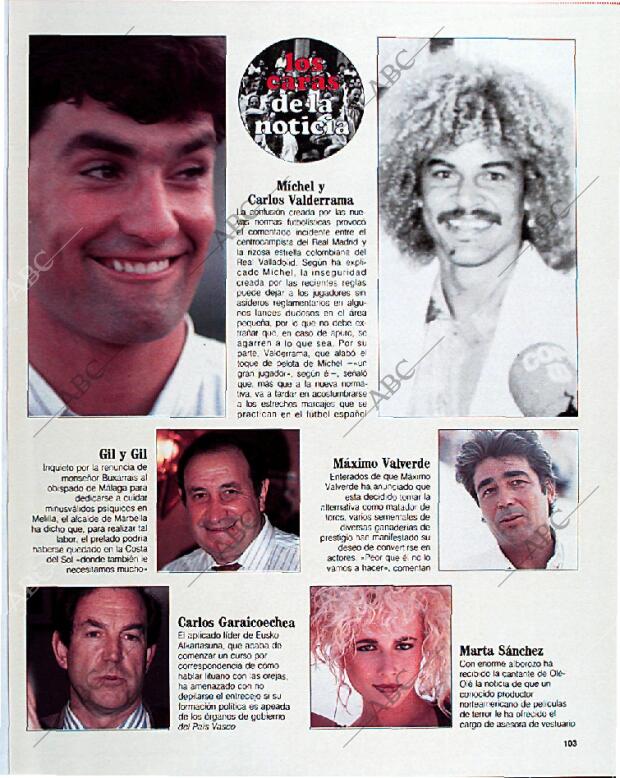 BLANCO Y NEGRO MADRID 22-09-1991 página 103