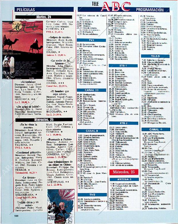 BLANCO Y NEGRO MADRID 22-09-1991 página 120