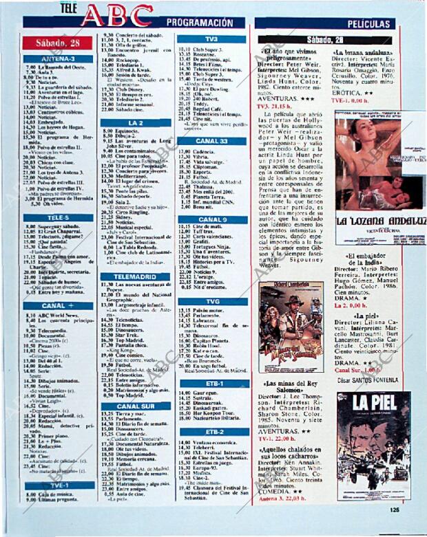 BLANCO Y NEGRO MADRID 22-09-1991 página 125