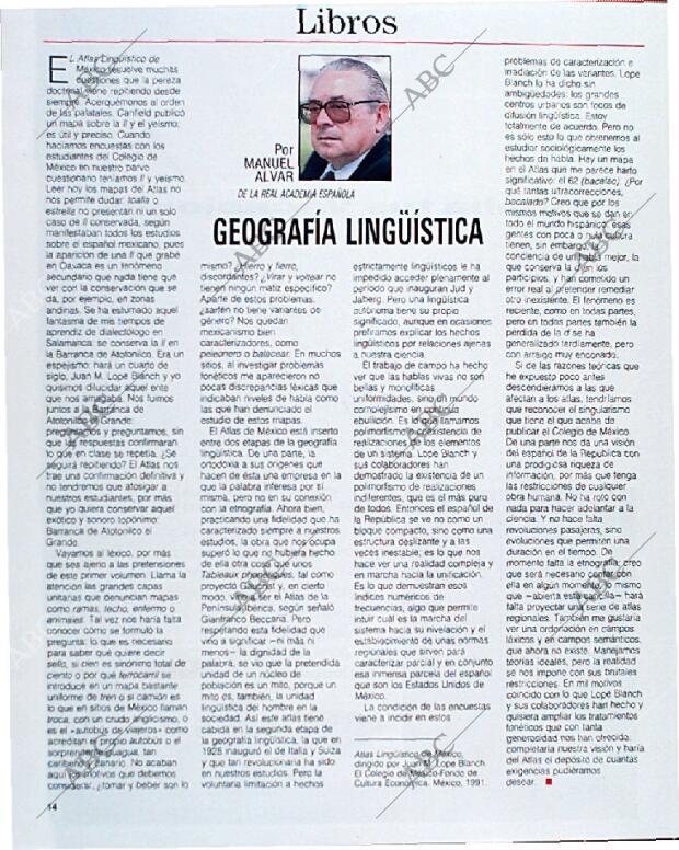 BLANCO Y NEGRO MADRID 22-09-1991 página 14