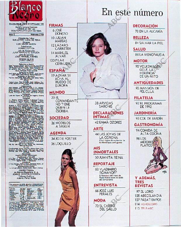 BLANCO Y NEGRO MADRID 22-09-1991 página 3
