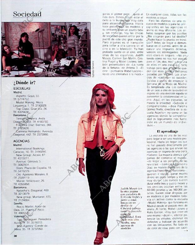 BLANCO Y NEGRO MADRID 22-09-1991 página 30