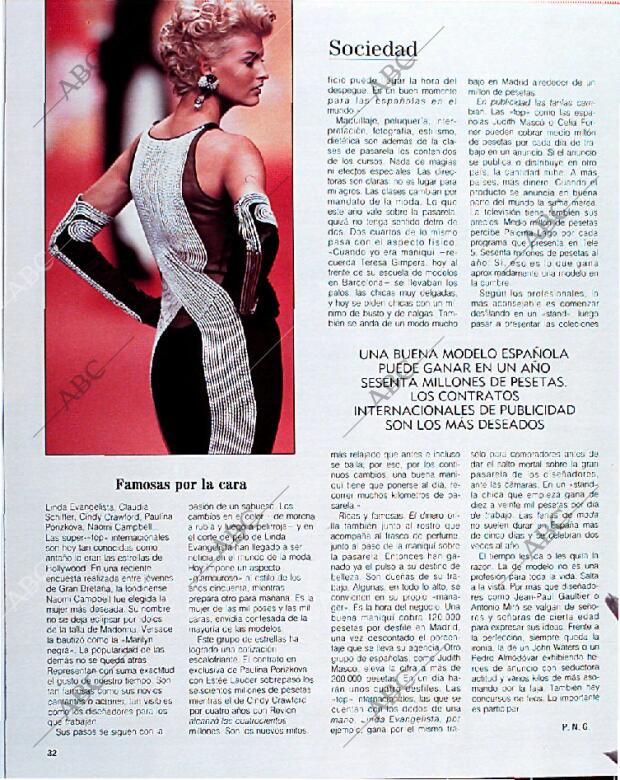 BLANCO Y NEGRO MADRID 22-09-1991 página 32