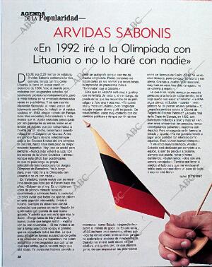 BLANCO Y NEGRO MADRID 22-09-1991 página 38