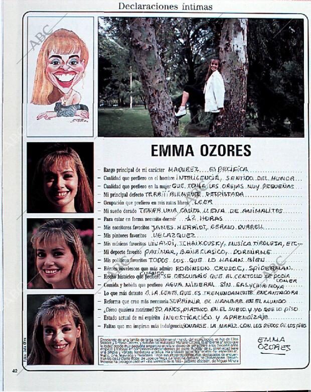 BLANCO Y NEGRO MADRID 22-09-1991 página 42