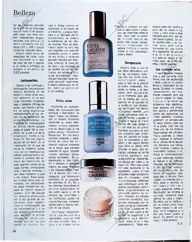 BLANCO Y NEGRO MADRID 22-09-1991 página 86