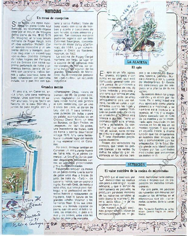 BLANCO Y NEGRO MADRID 22-09-1991 página 95