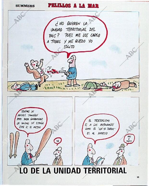 BLANCO Y NEGRO MADRID 22-09-1991 página 99