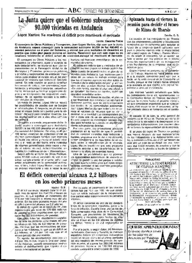 ABC SEVILLA 25-09-1991 página 57