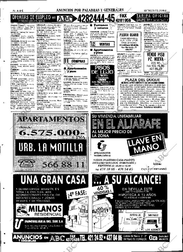 ABC SEVILLA 25-09-1991 página 76